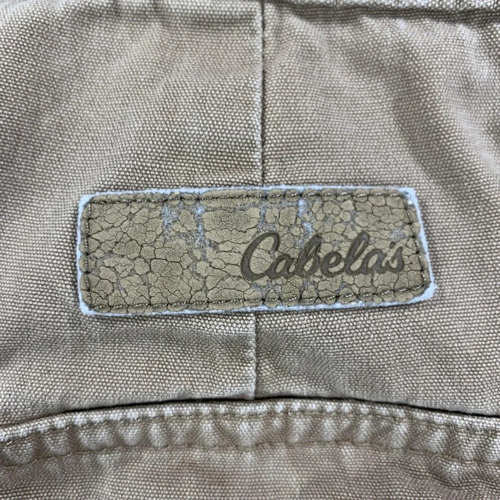 Cabela's Cargo Shorts Mens 44 Khaki Cotton Multi Pocket Hiking‎ Outdoor Utility